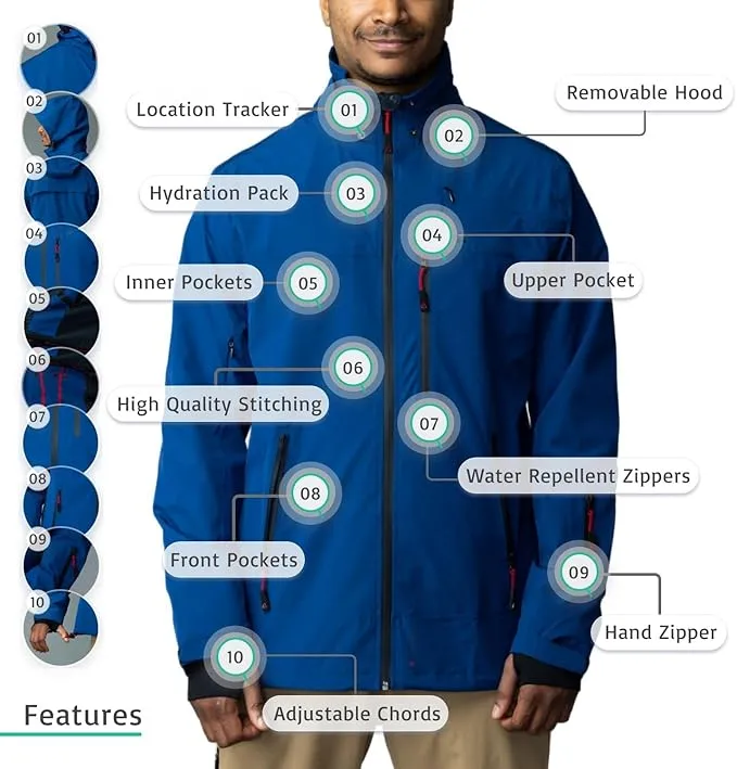 Apricoat Adventure 2.0 Men's Warm Winter Jacket | Navy Blue