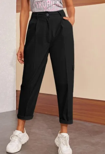 Black Tailored Trousers