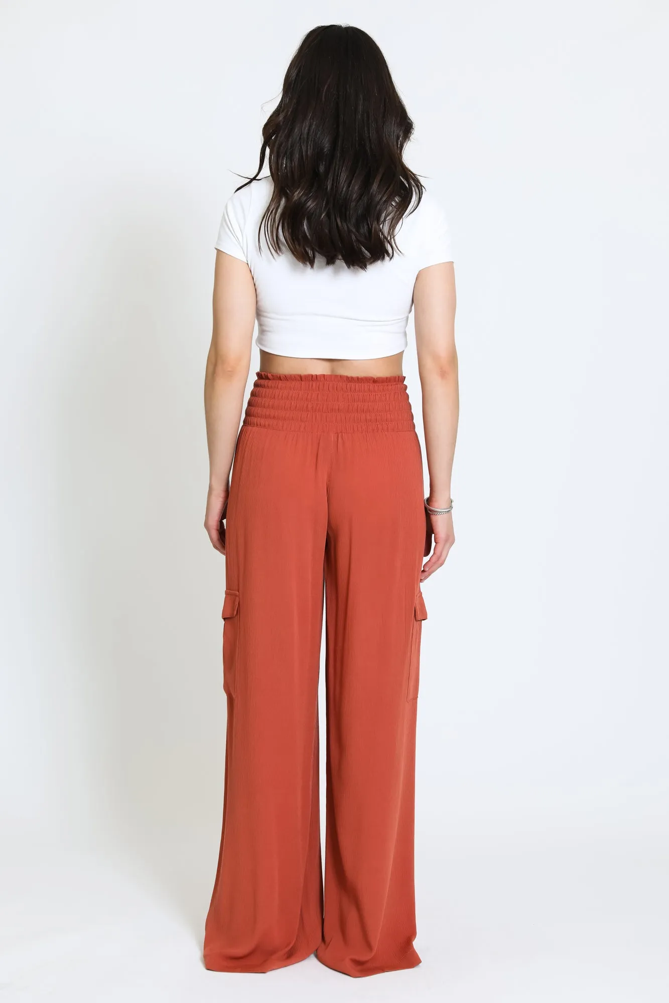 BOARDWALK WIDE LEG W/ UTILITY POCKETS - CANYON SUNSET