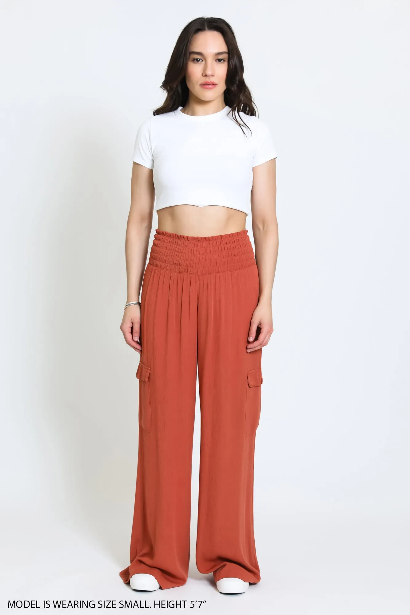 BOARDWALK WIDE LEG W/ UTILITY POCKETS - CANYON SUNSET