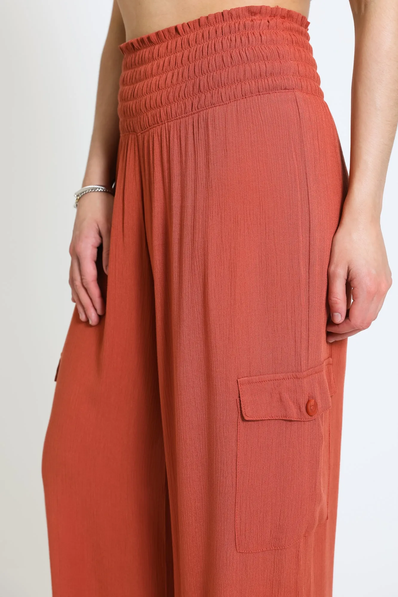 BOARDWALK WIDE LEG W/ UTILITY POCKETS - CANYON SUNSET