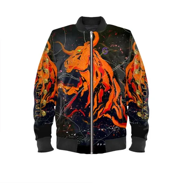 Bomber Jacket - "Way of the Bull"