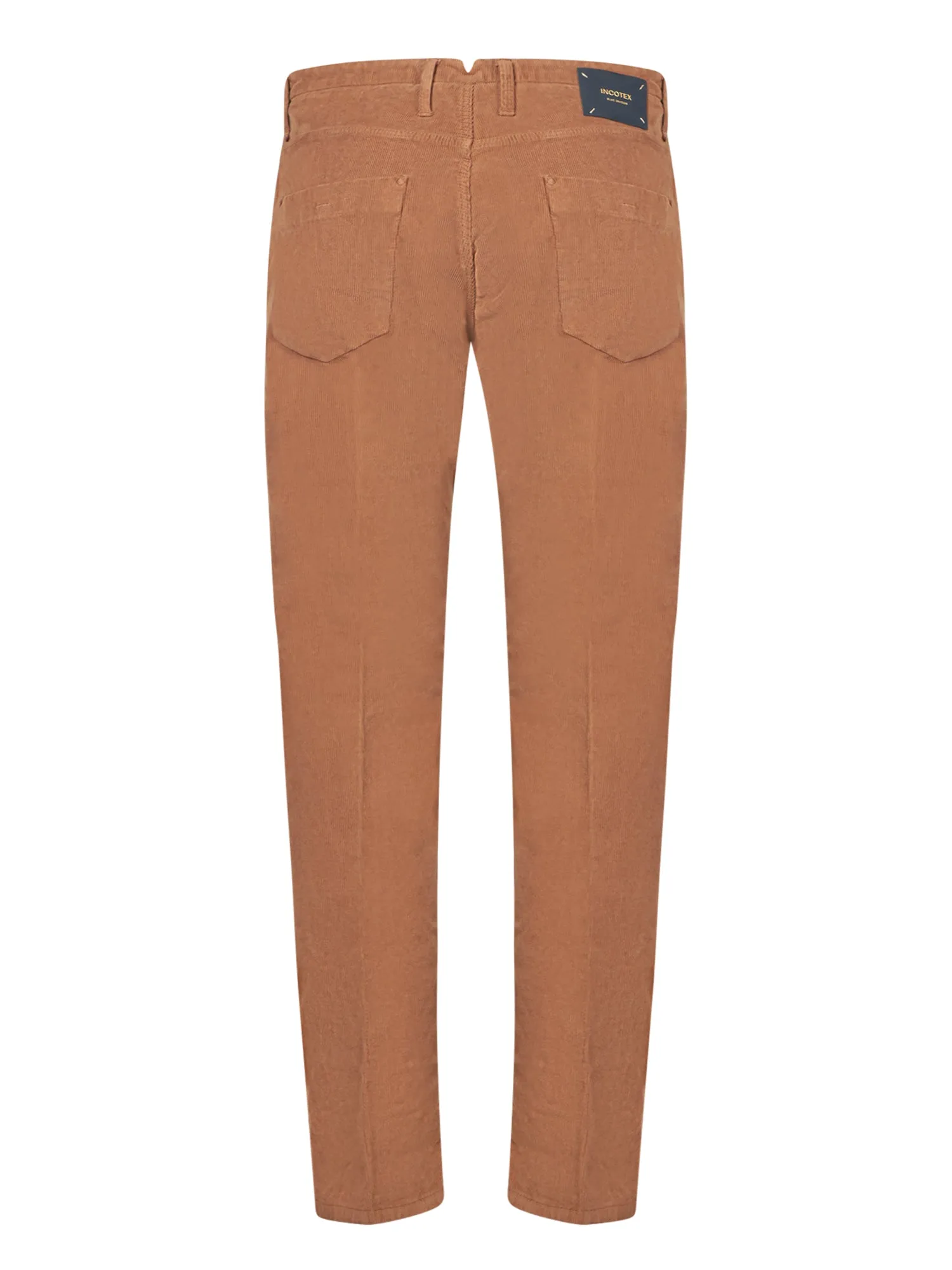 Brown Velvet Tailored Trousers