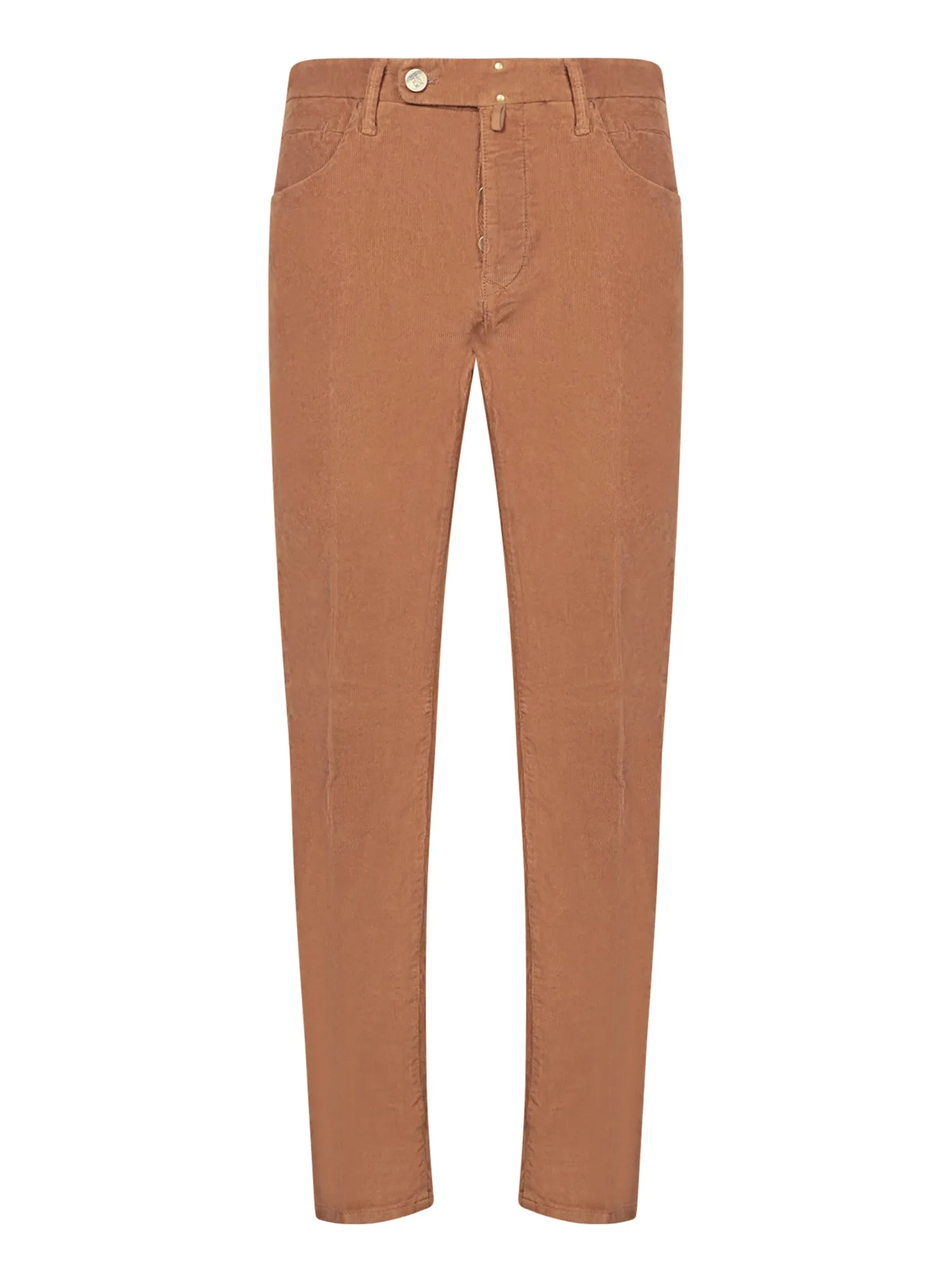 Brown Velvet Tailored Trousers