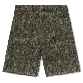 Butter Goods - Bark Camo Denim Shorts Army