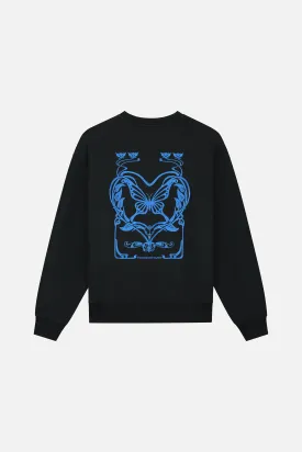 BUTTERFLY CONTRAST SWEATSHIRT