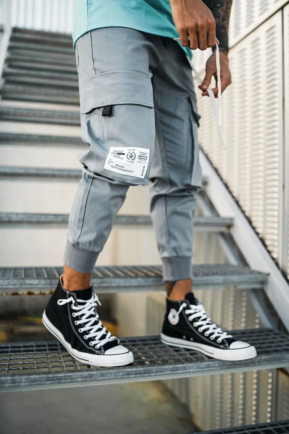 Cargo Utility Pants - Grey