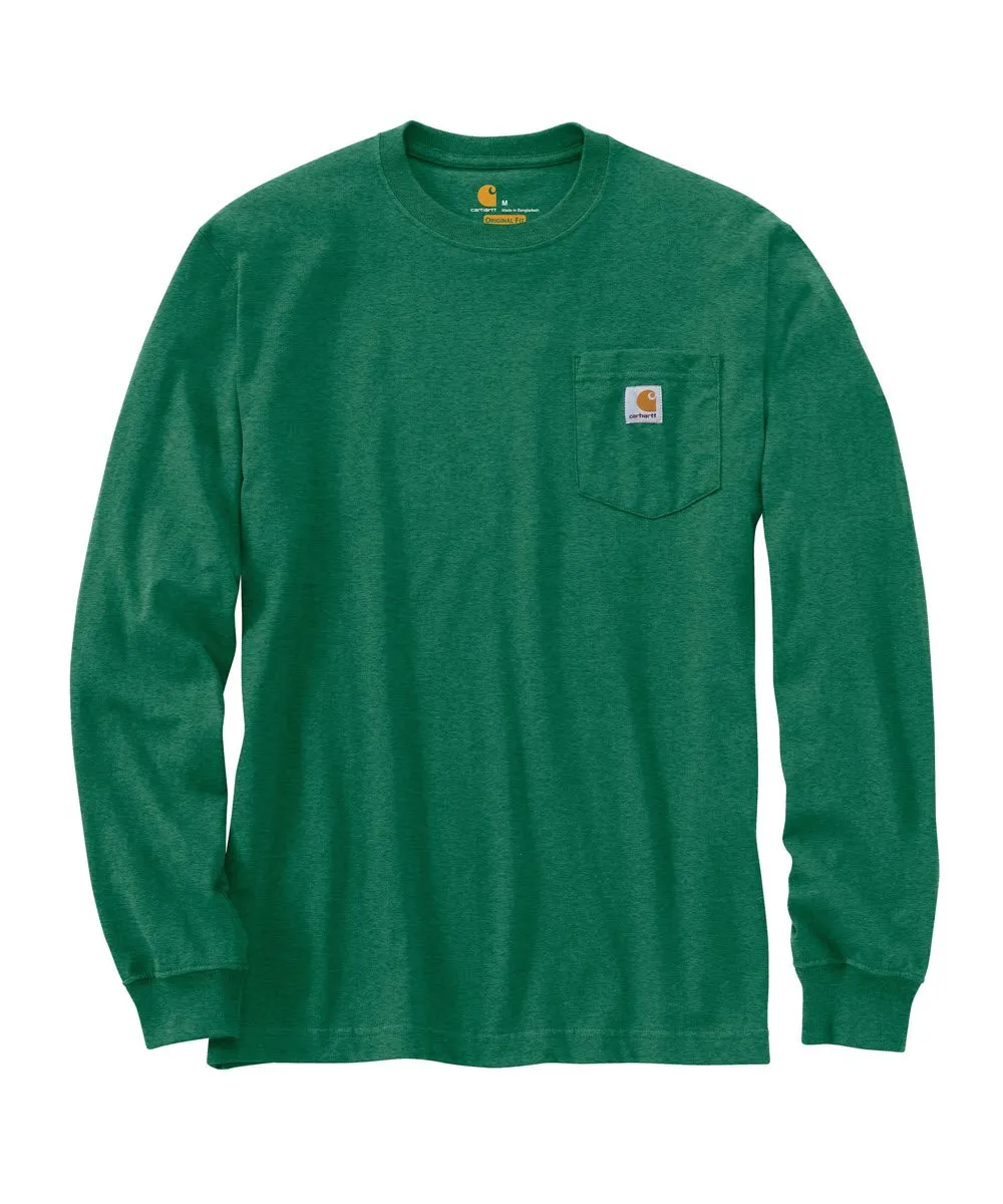 Carhartt K126 Long Sleeve Workwear T-Shirt - North Woods Heather