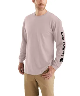 Carhartt Signature Sleeve Logo Long-Sleeve T-Shirt - Mink