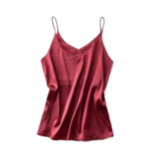 Casual Women's V-neck Sleeveless Spaghetti Strap Camisole Plus Size