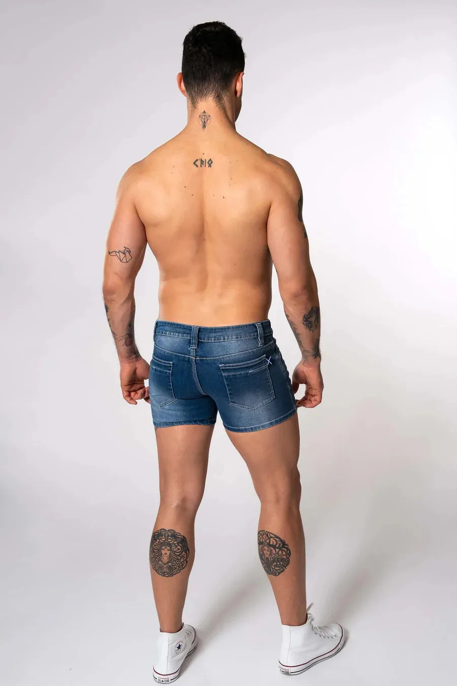 Ceetee 4" Denim Short (Sky)