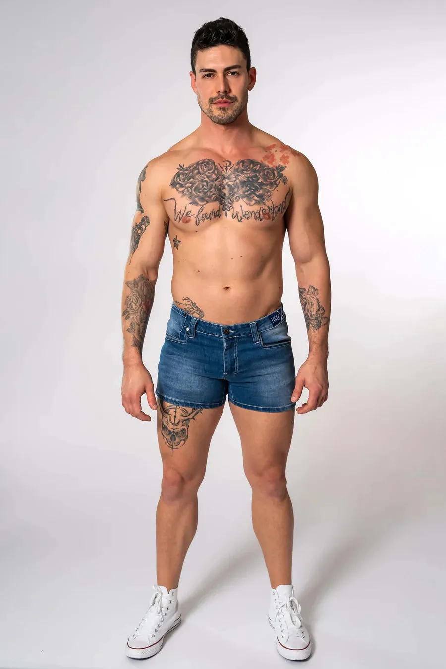 Ceetee 4" Denim Short (Sky)