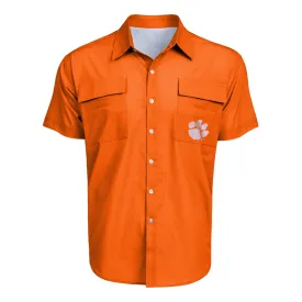 Clemson Tigers NCAA Mens Gone Fishing Shirt