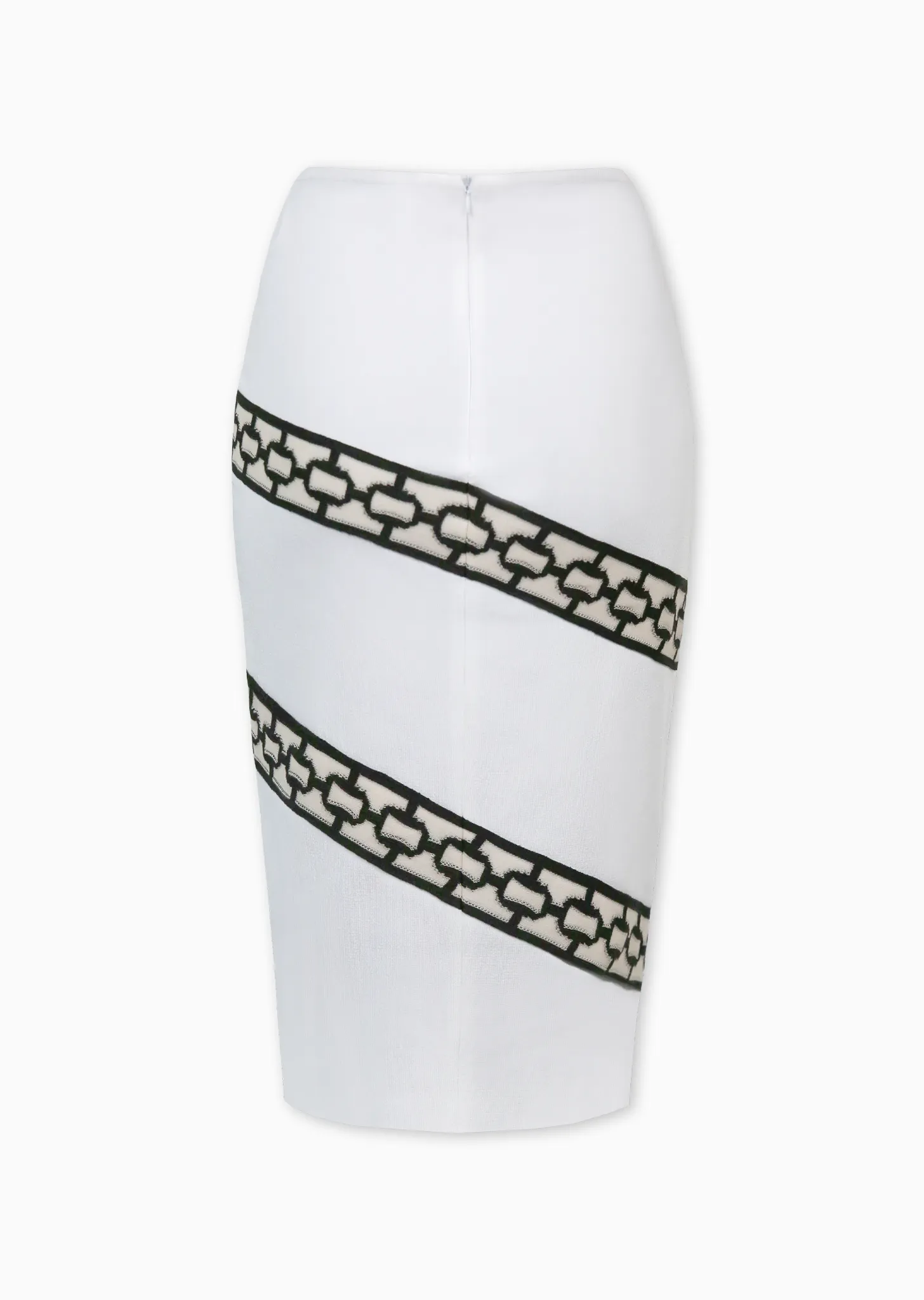 Colleen - Striped Chain Link Skirt