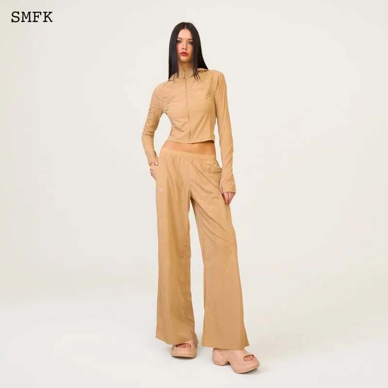 Compass Hug Sun-Proof Super Light Flared Pants Nude