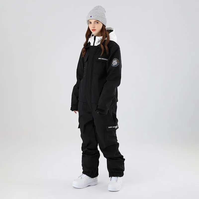 Couple Snowboard Jumpsuits Loose Warm Snowboard Wear