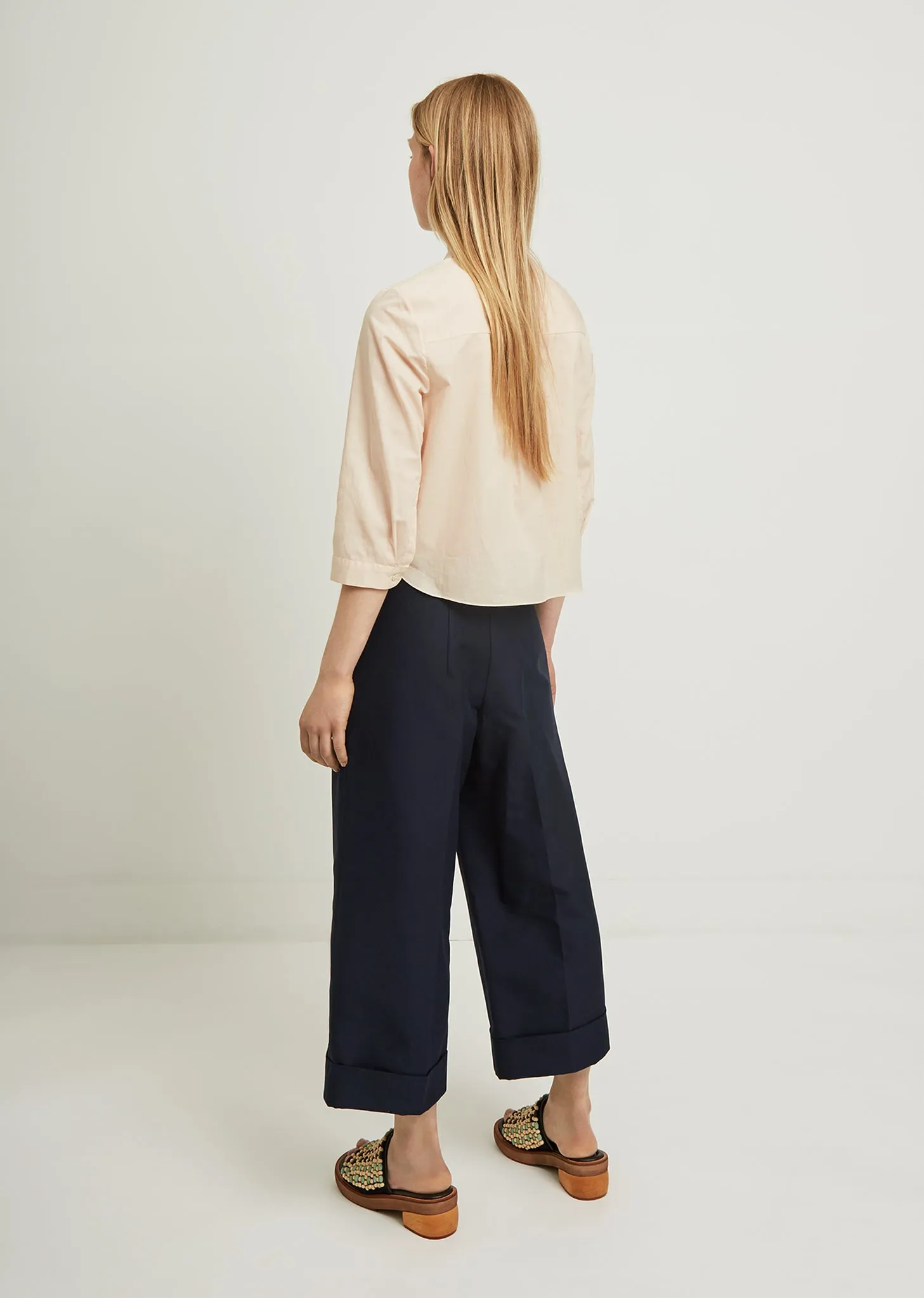 Cuffed Tailored Trousers