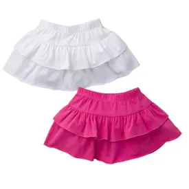 Double-Cuteness Infant and Toddler Girl Skorts