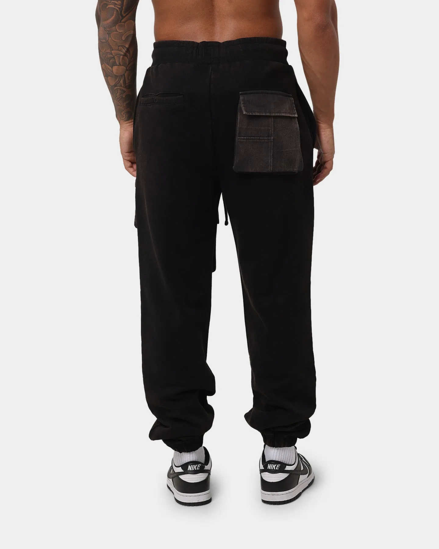 EN ES Utility Washed Sweat Pants Vintage Black