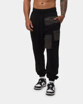 EN ES Utility Washed Sweat Pants Vintage Black