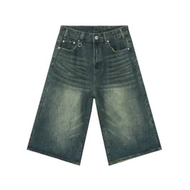 Extra Long Length Vintage Wash Jorts