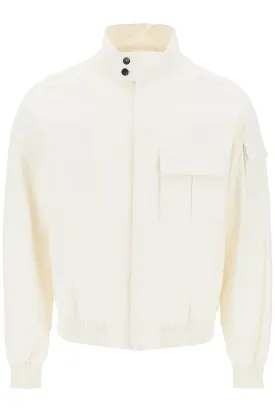 Ferragamo Linen Coated Blouson