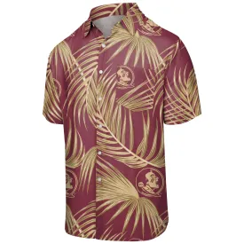 Florida State Seminoles NCAA Mens Hawaiian Button Up Shirt