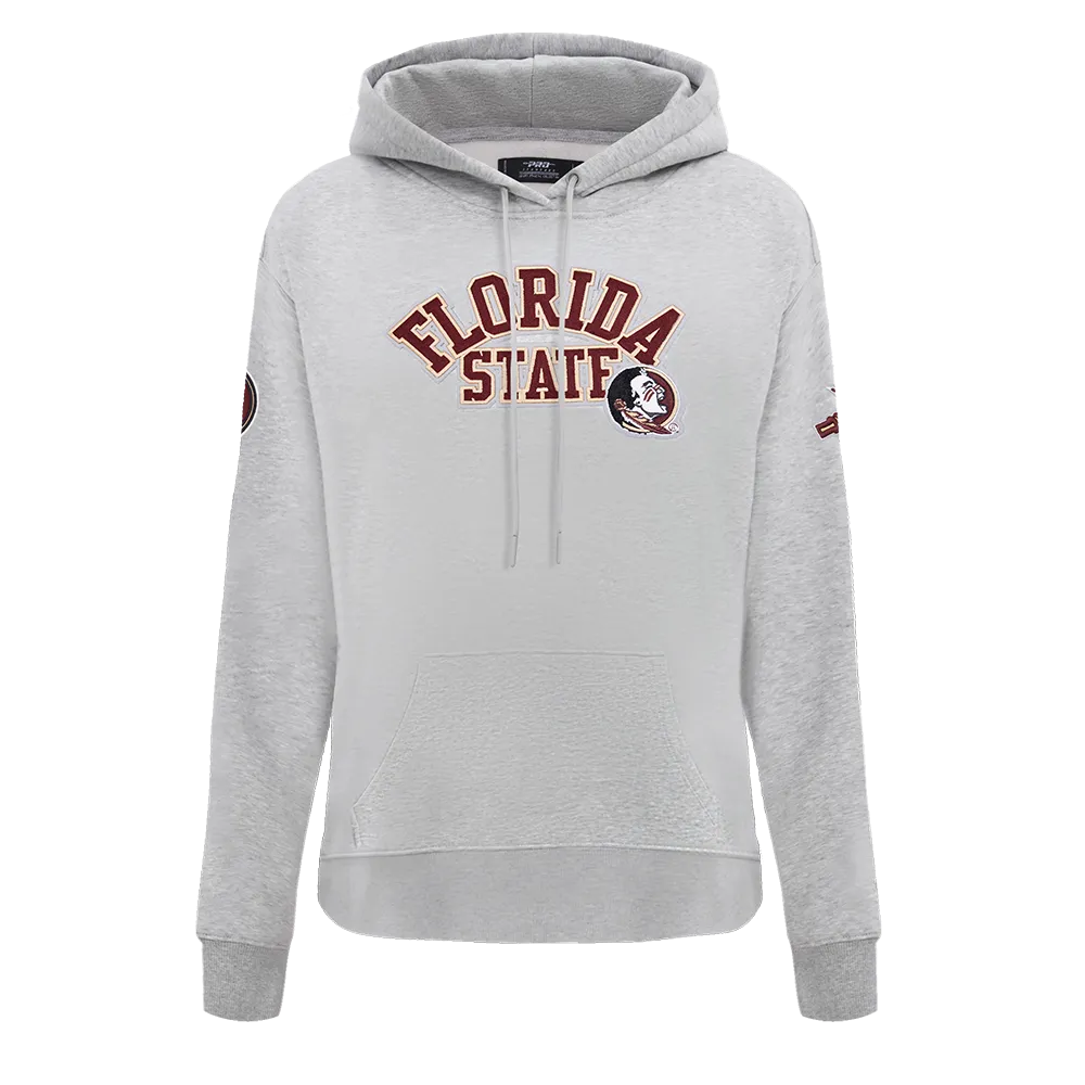 FLORIDA STATE UNIVERSITY CLASSIC WOMEN'S FLC PO HOODIE (HEATHER GREY)