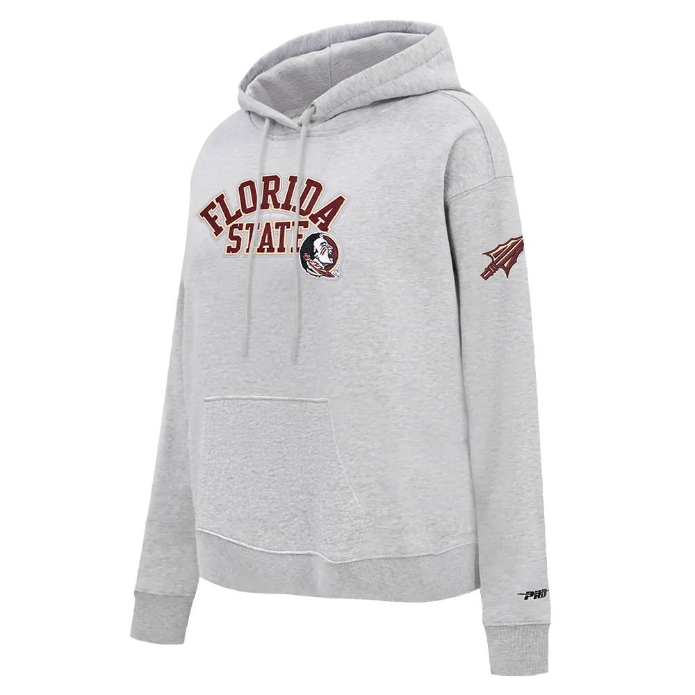 FLORIDA STATE UNIVERSITY CLASSIC WOMEN'S FLC PO HOODIE (HEATHER GREY)