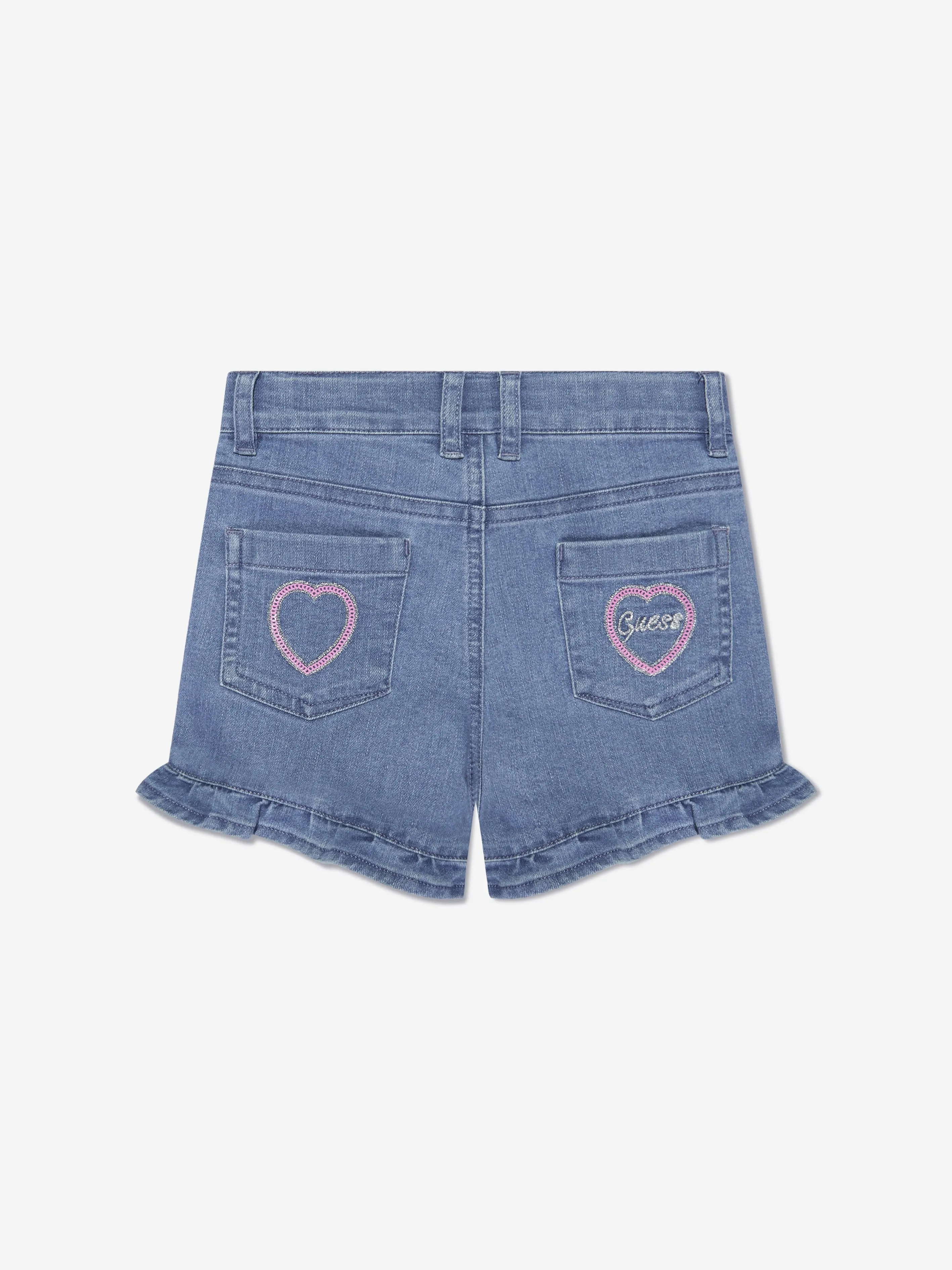 Guess Girls Denim Shorts in Blue