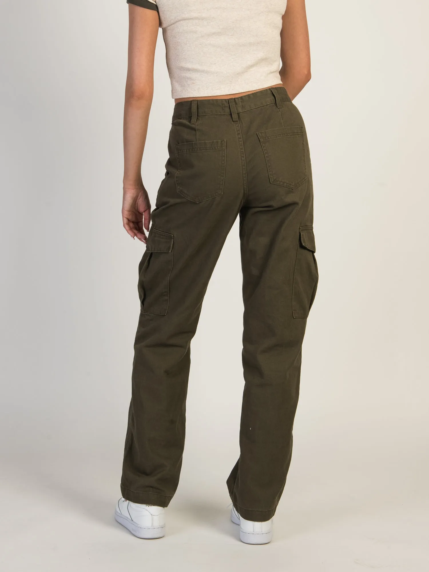 HARLOW DEE STRAIGHT FIT CARGO - ARMY