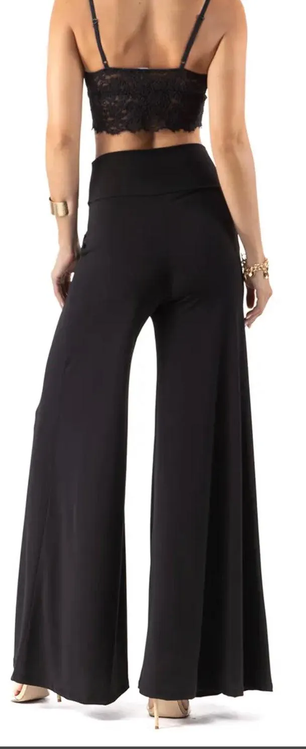 High Waist Plus Size Palazzo Pants WP1001