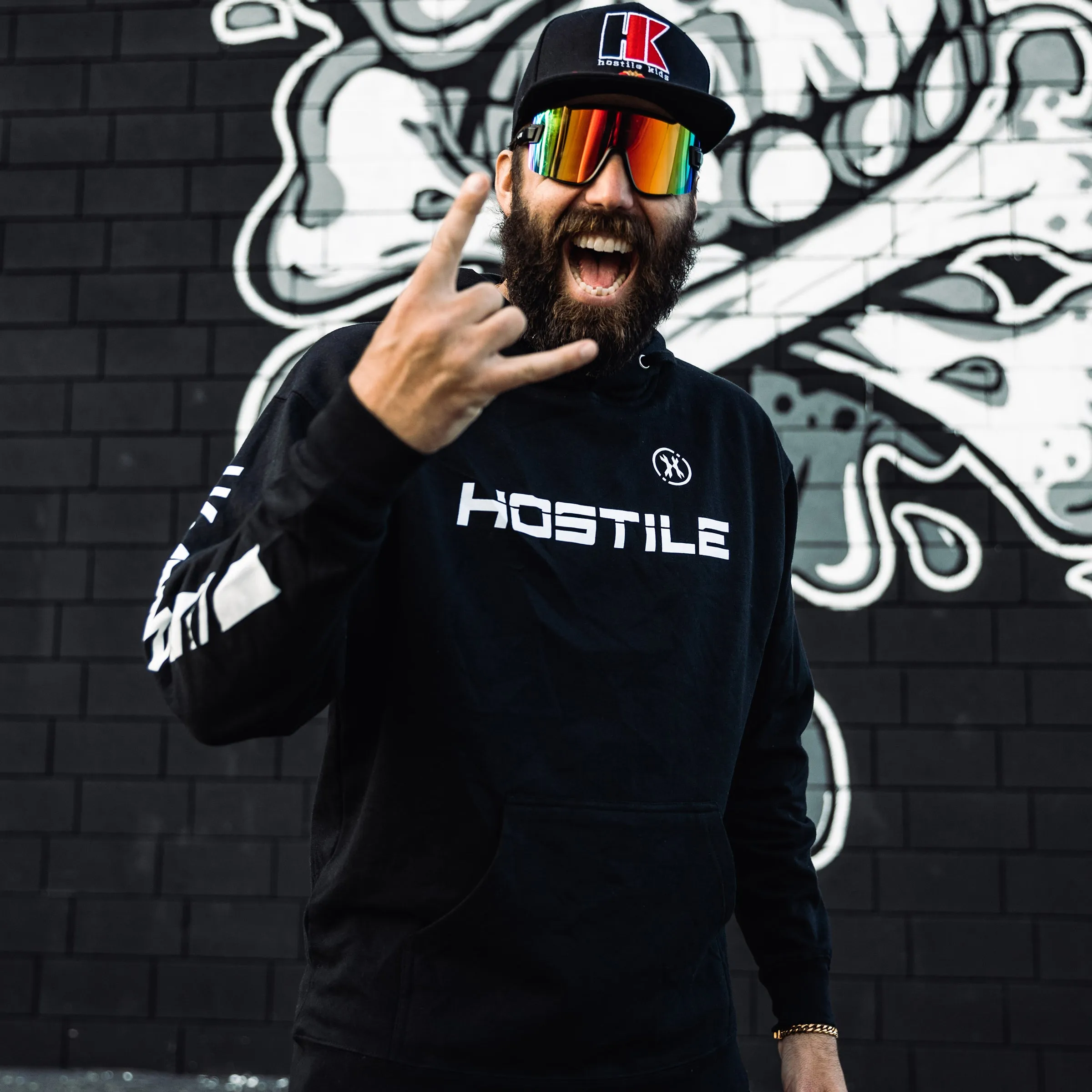 Hostile Hoodie - Black