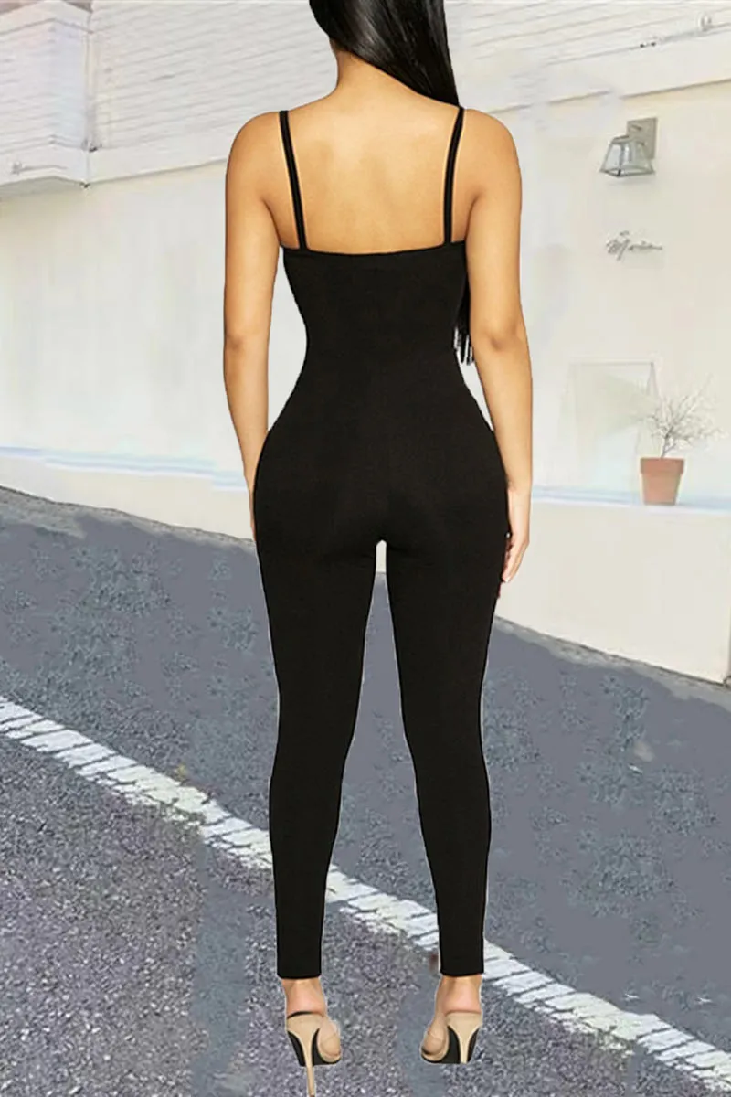 JE054 Cami Strap Jumpsuits