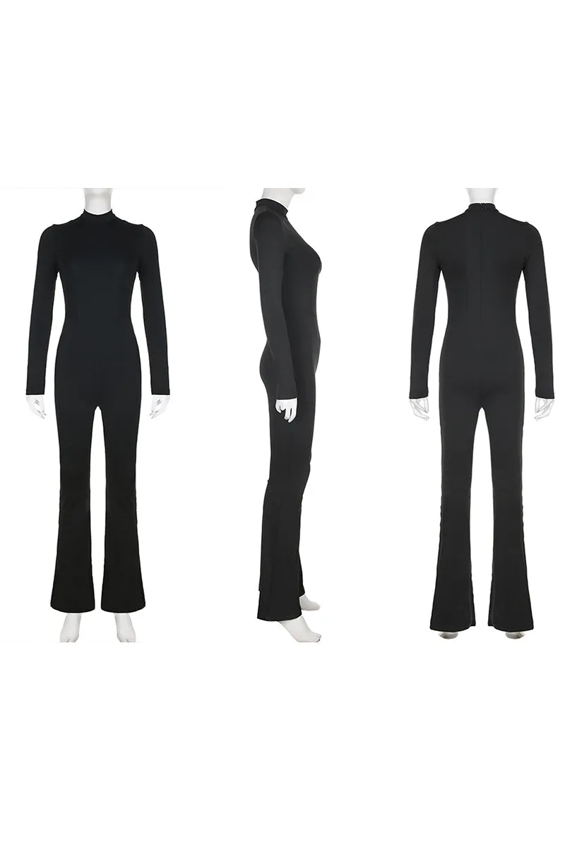 JI0132 Bootcut Fitted Jumpsuits