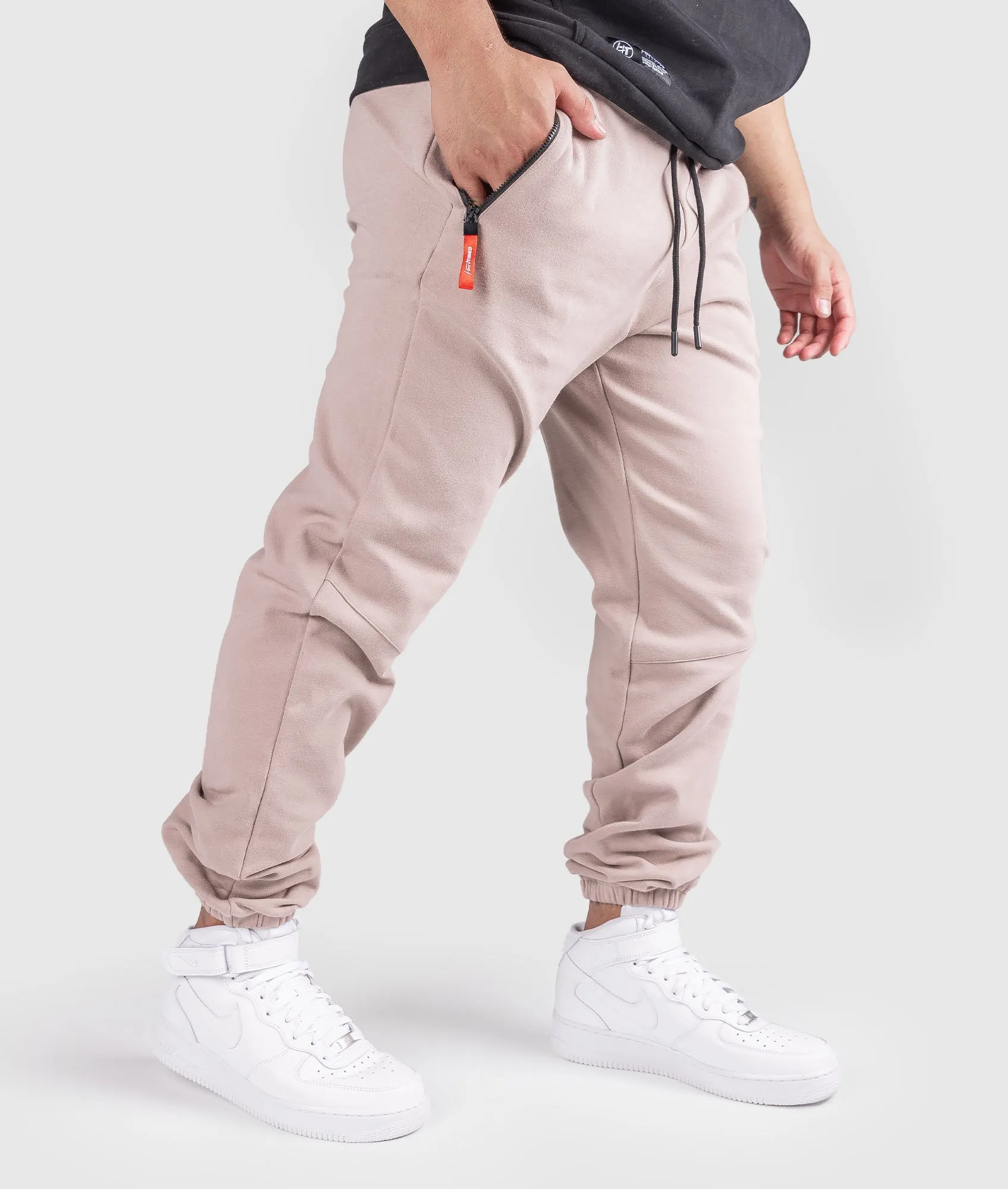 Katakana P1 Fleece Track Pants - Latte