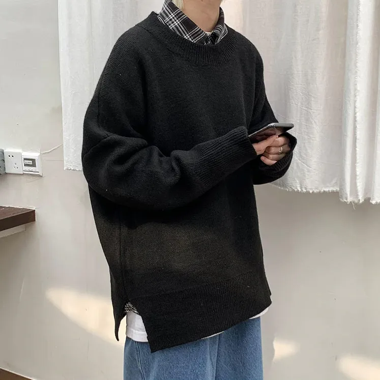 [Korean Style] Cashmere Blend Oversized Sweaters