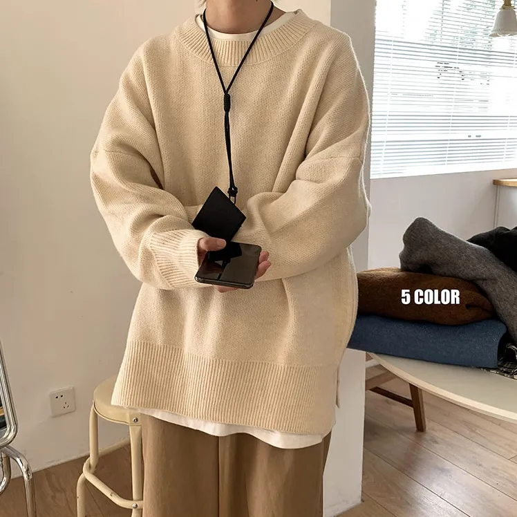 [Korean Style] Cashmere Blend Oversized Sweaters