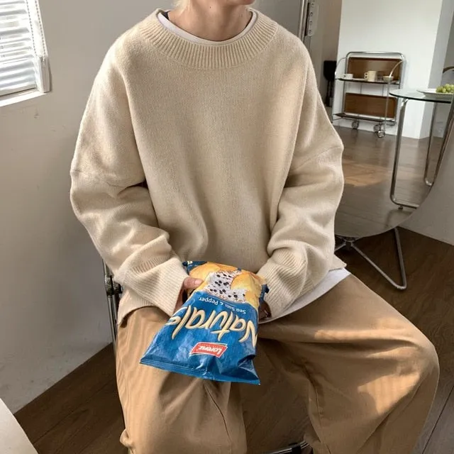 [Korean Style] Cashmere Blend Oversized Sweaters