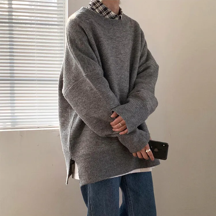 [Korean Style] Cashmere Blend Oversized Sweaters