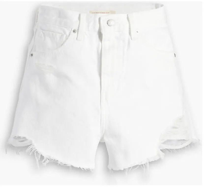 LEVI'S High Waisted Mom Short-Cumulus Cloud