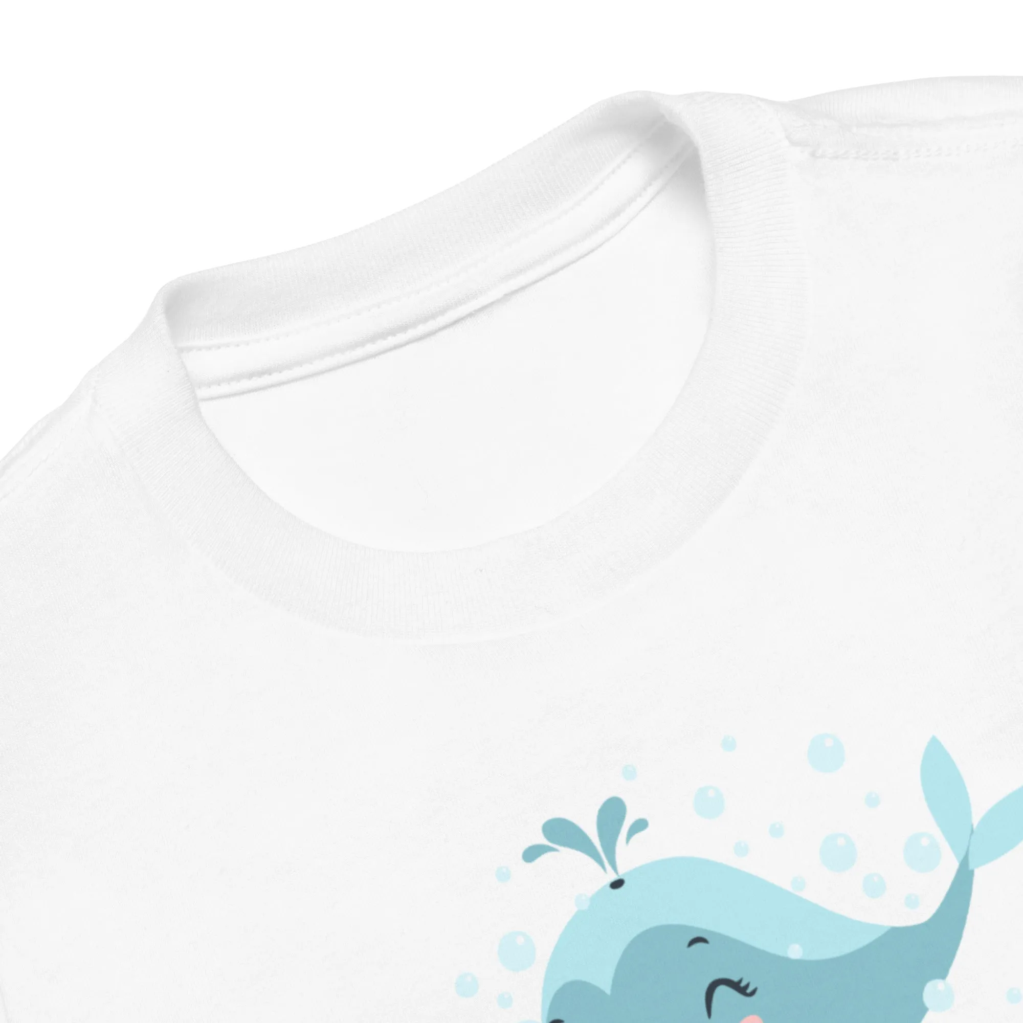 Little Whale Toddler White T-Shirt