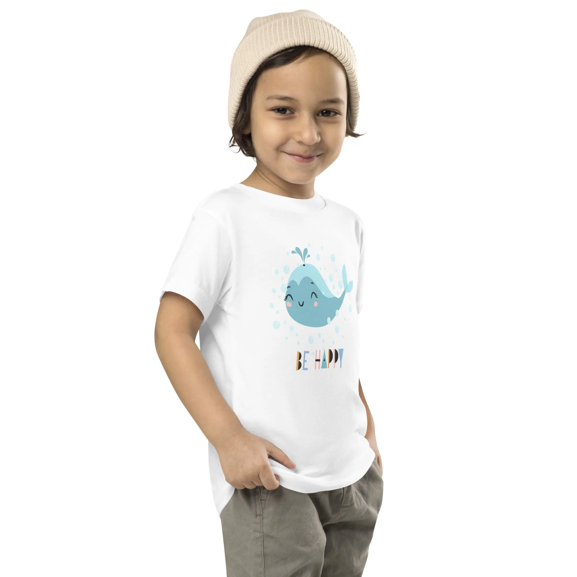 Little Whale Toddler White T-Shirt