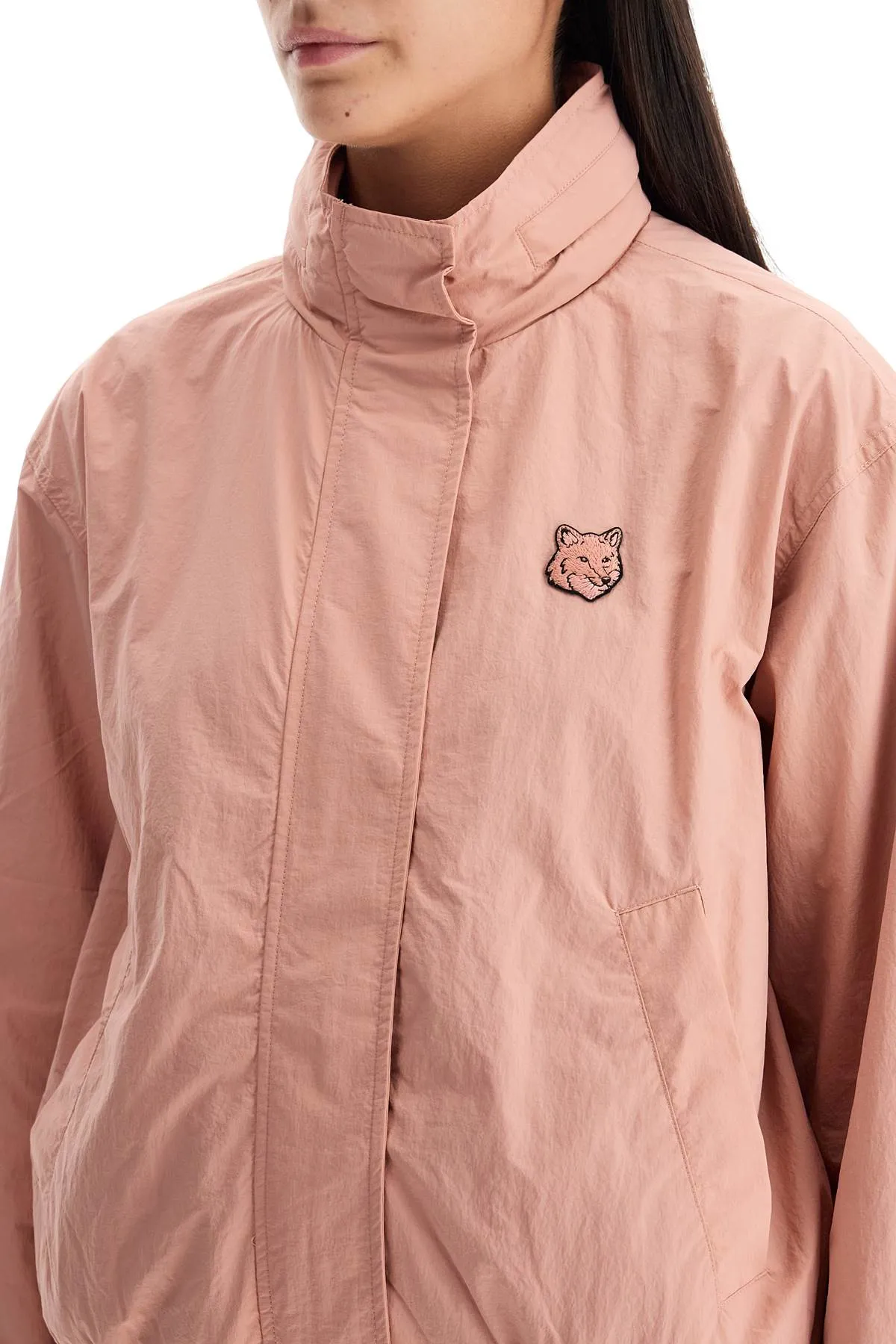 Maison Kitsune Bold Fox Head Windbreaker Jacket