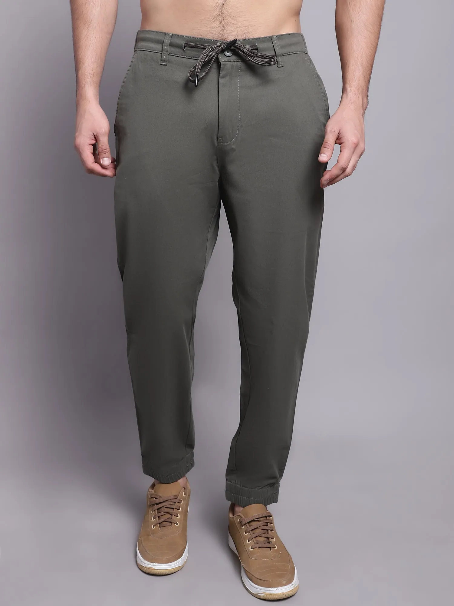 Men Olive Green Jogger