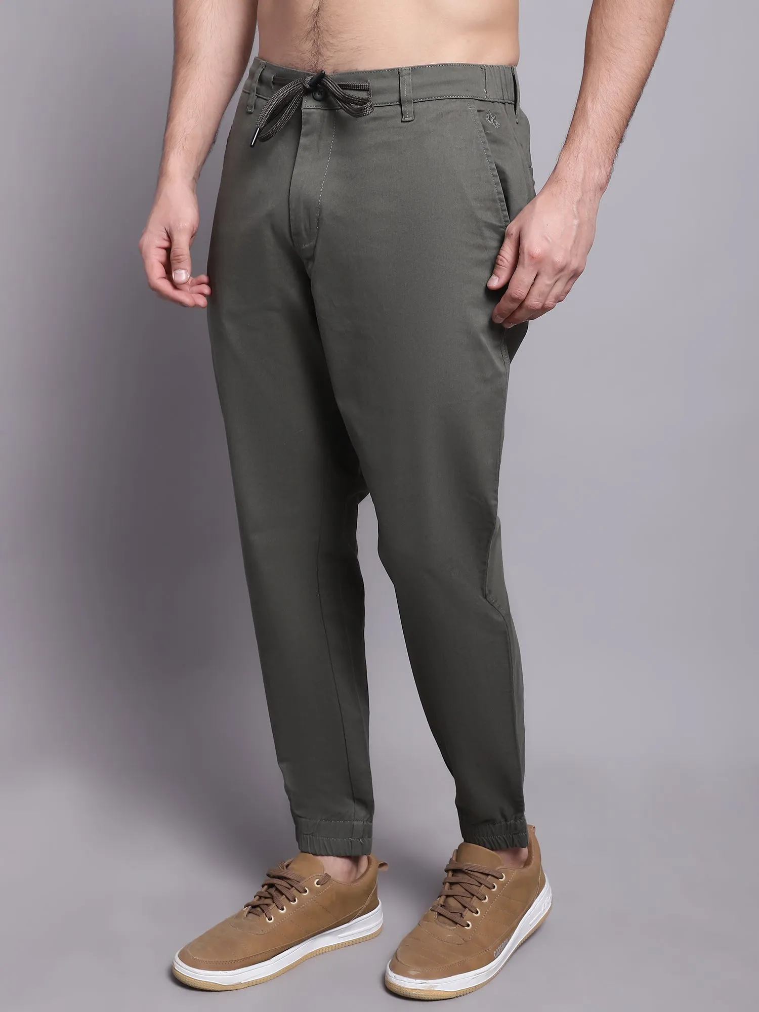 Men Olive Green Jogger