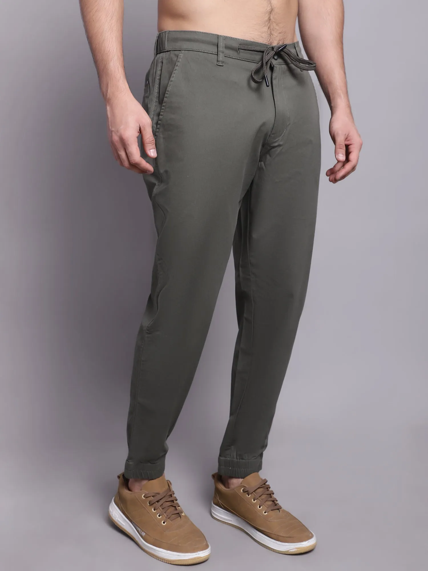 Men Olive Green Jogger