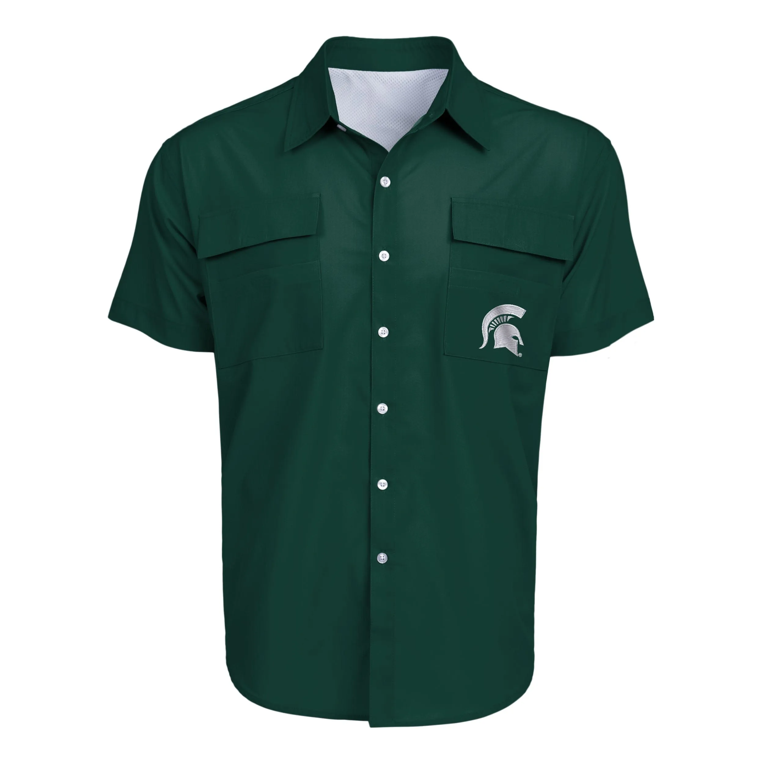 Michigan State Spartans NCAA Mens Gone Fishing Shirt