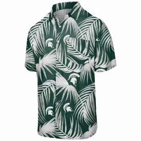 Michigan State Spartans NCAA Mens Hawaiian Button Up Shirt