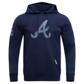 MLB ATLANTA BRAVES VARSITY BLUES MEN'S PO HOODIE (MIDNIGHT NAVY)